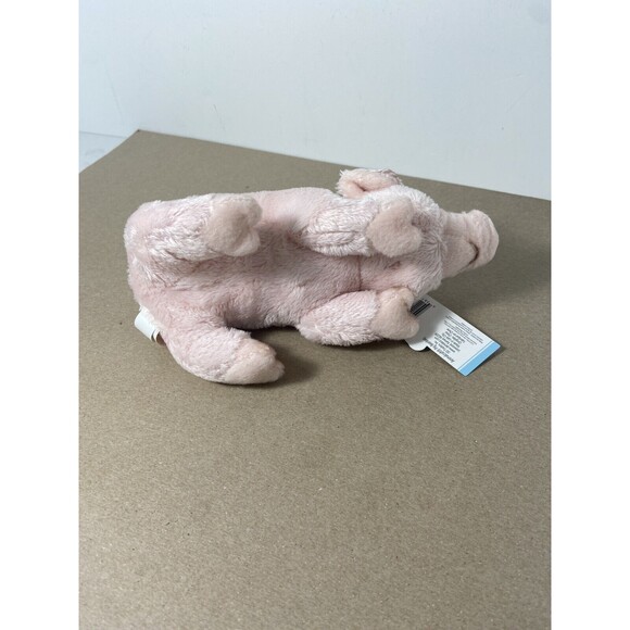 Nat and Jules Small Pink Baby Pig Piglet Beanbag Plush NWTs - Picture 6 of 7